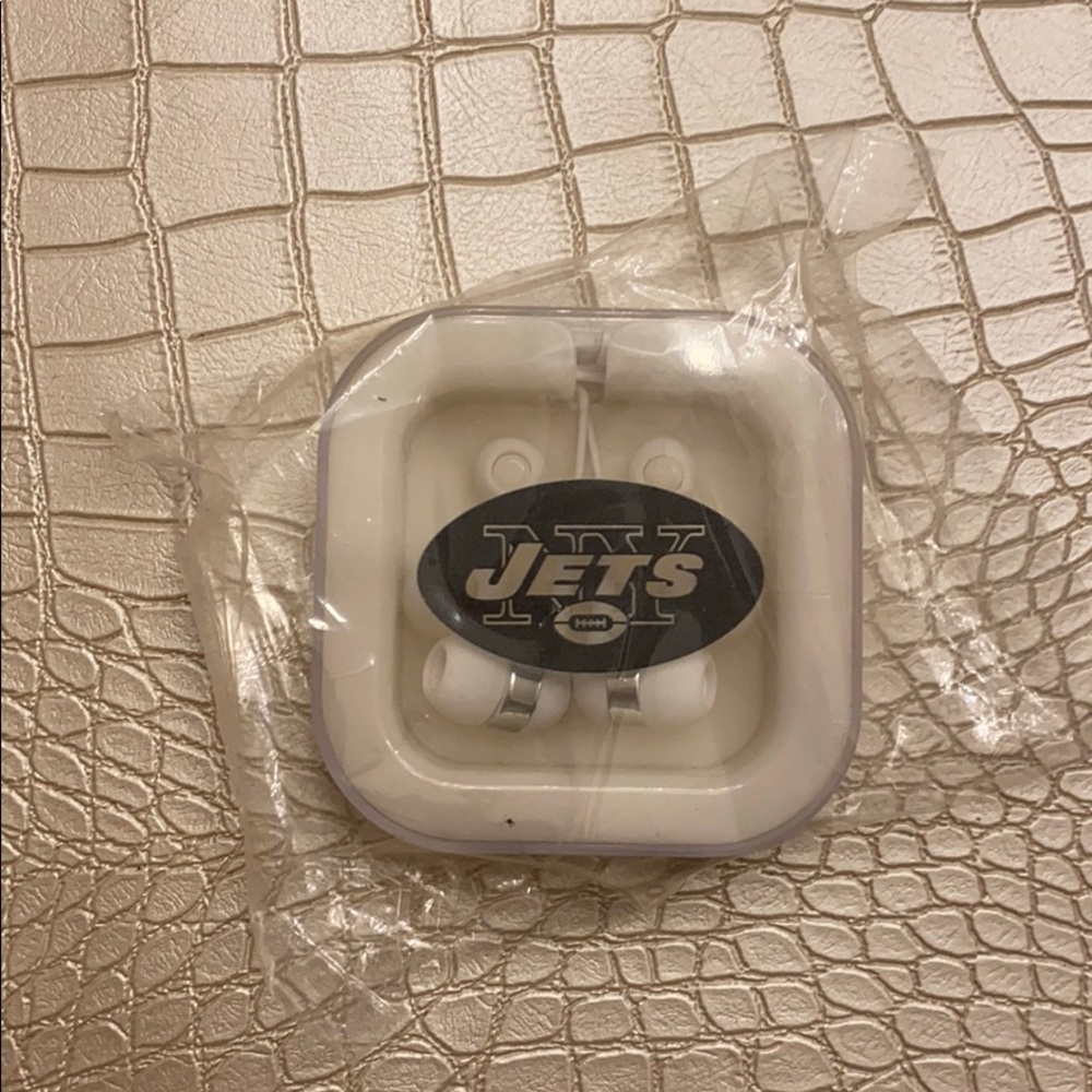 NY Jets earbuds